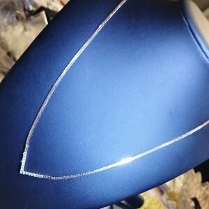 Lois Jean Vintage Rose Gold Plated with V shape and Sparkling Crystals Necklace